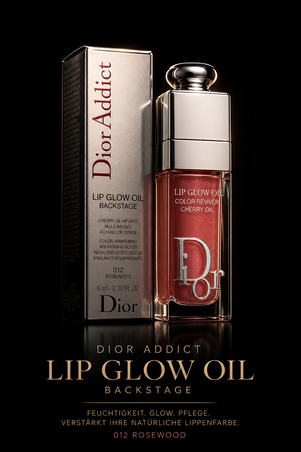 Dior Addict Lip Glow Oil | Quiet Radiance, Effortlessly Refined